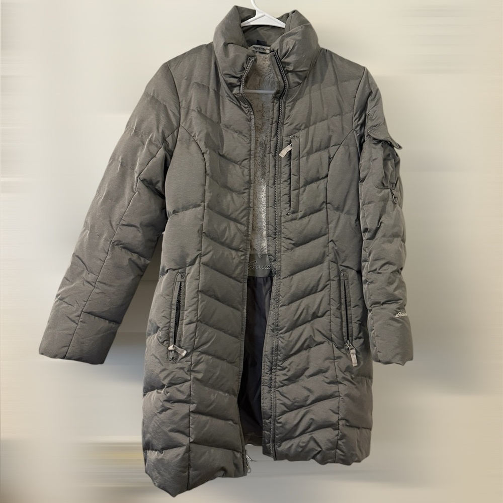 Eddie Bauer Women’s Sun Valley Down Parka light gray size small/ PS